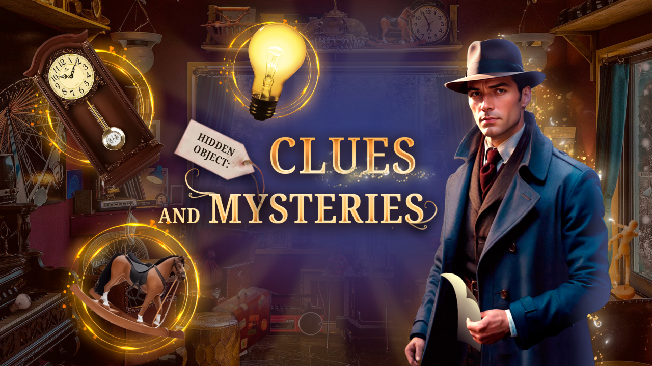 Hidden Object: Clues and Mysteries game cover image